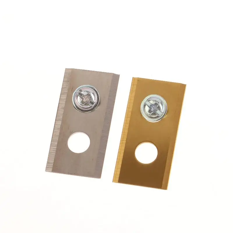 9/18 шт. сменные лезвия из нержавеющей стали с двойным отверстием, нож для прополки садовой техники, лезвие косилки для садовой газонокосилки