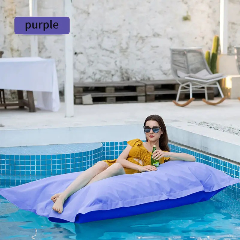 

Custom Big Bean Bag Sofa Beds for Adults Swimming Pool Lazy Bean Bag for Floating