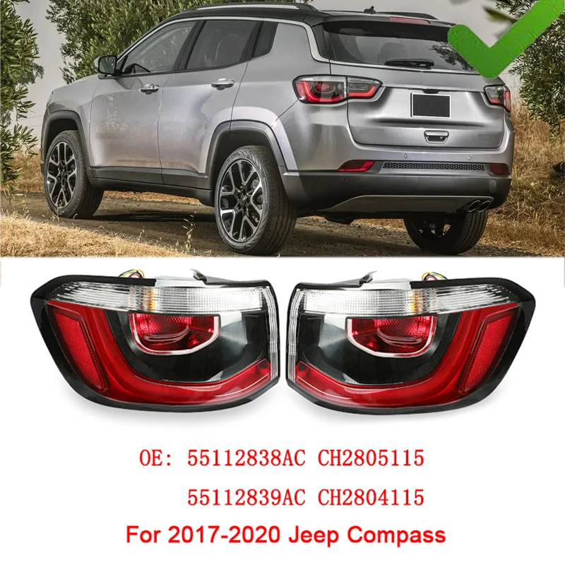 For 2017-2020 Jeep Compass 55112838AC 55112839AC CH2804115 CH2805115 Car Rear Brake Anti-collision Warning Stop LED Signal Light