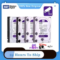 Disco duro interno de vigilancia WD Purple 4TB 3,5 ""64M caché SATA III 6 Gb/s 500GB 1TB 2TB 3TB HDD HD disco duro para CCTV DVR