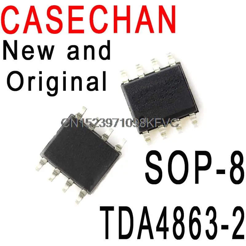 5PCS New and Original  SOP-8 4863-2 TDA4863 TDA4863G TDA4863-2G 4863G 4863-2G  In Stock NEW original IC TDA4863-2