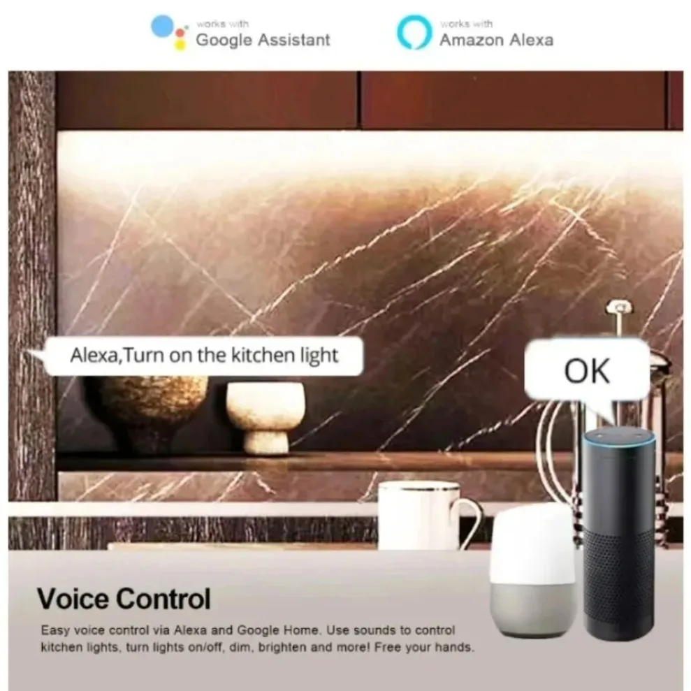 DC24V Tuya Zigbee LED Power Transformer Smart Dimming CCT Adjust APP Control Compatible With Alexa Google for LED Strip Light view 5