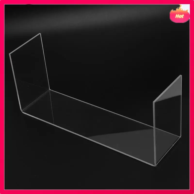 10 Pack Clear Acrylic Display Risers, 5 Sizes Acrylic Jewelry Display Riser Shelf Showcase Fixtures For Cake, Display