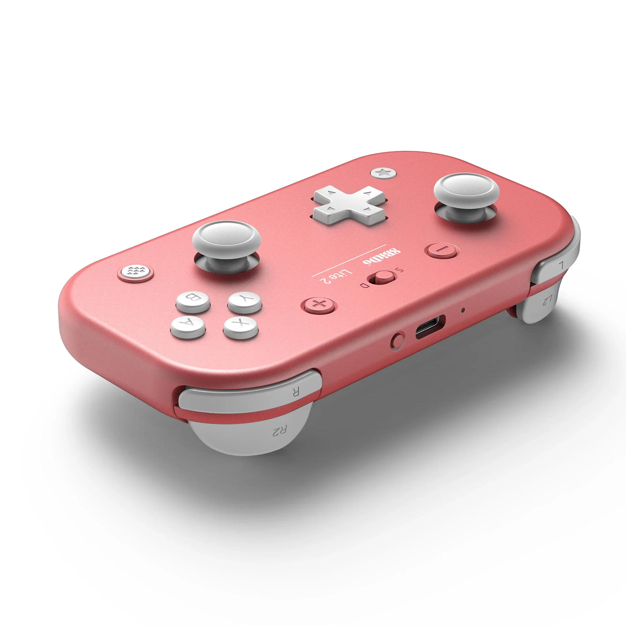 8BitDo Lite 2 pengontrol Game Bluetooth nirkabel, Gamepad getaran Joystick untuk Nintendo Switch Lite Android Raspberry Pi