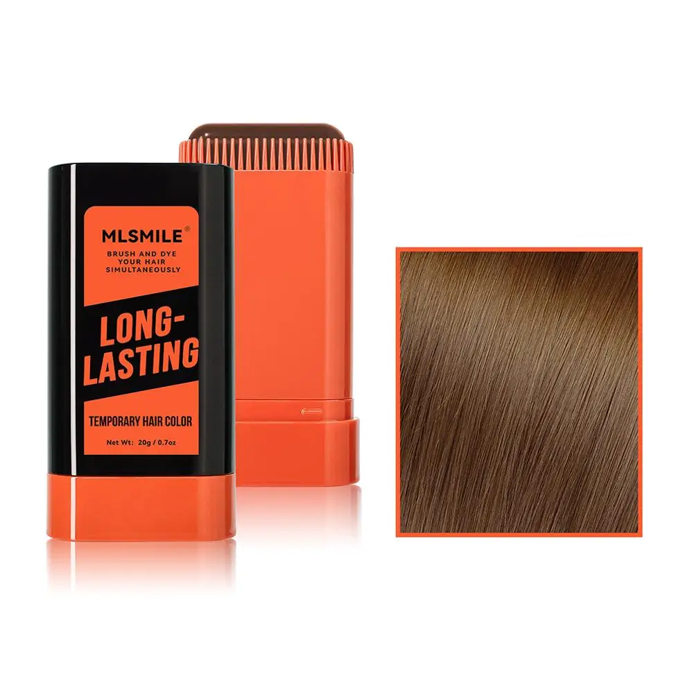 Zwarte Eenmalige Haarverf Pen Instant Grijze Worteldekking Haarkleur Crème Penicl Haar Tijdelijke Cover Wit Fast Up Stick S8y7