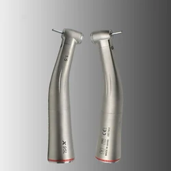 Pieza de mano de contraángulo Dental con botón pulsador, aumento de velocidad, Mini cabezal X95L, pulverizador de agua interno, anillo rojo, 1:5