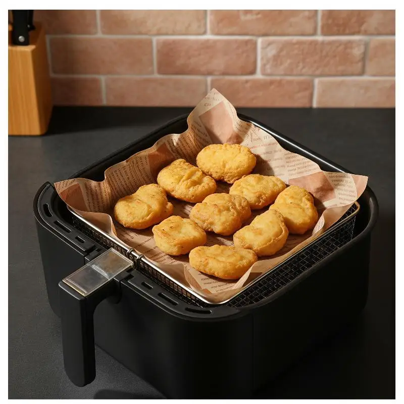 Food Grade Baking Parchment Paper 50 Sheets Nonstick Heat Resistant Greaseproof Waterproof for Home Kitchen Use