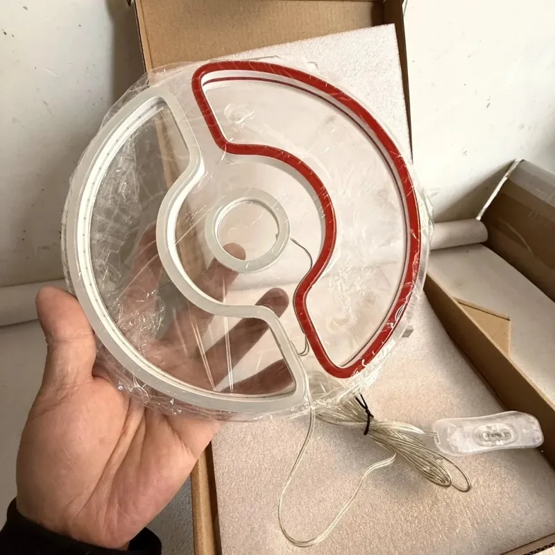 20x20 سنتيمتر كزة الكرة الاكريليك مصباح ليد مضيئة أضواء النيون الإبداعية جو الزخرفية لغرفة الرياضة الإلكترونية حائط الخلفية الهدايا #4