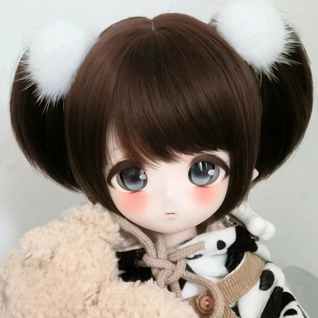 

1/4 BJD Doll Anime Head No Makeup Resin Doll Head Without Makeup Doll Accessories Toys
