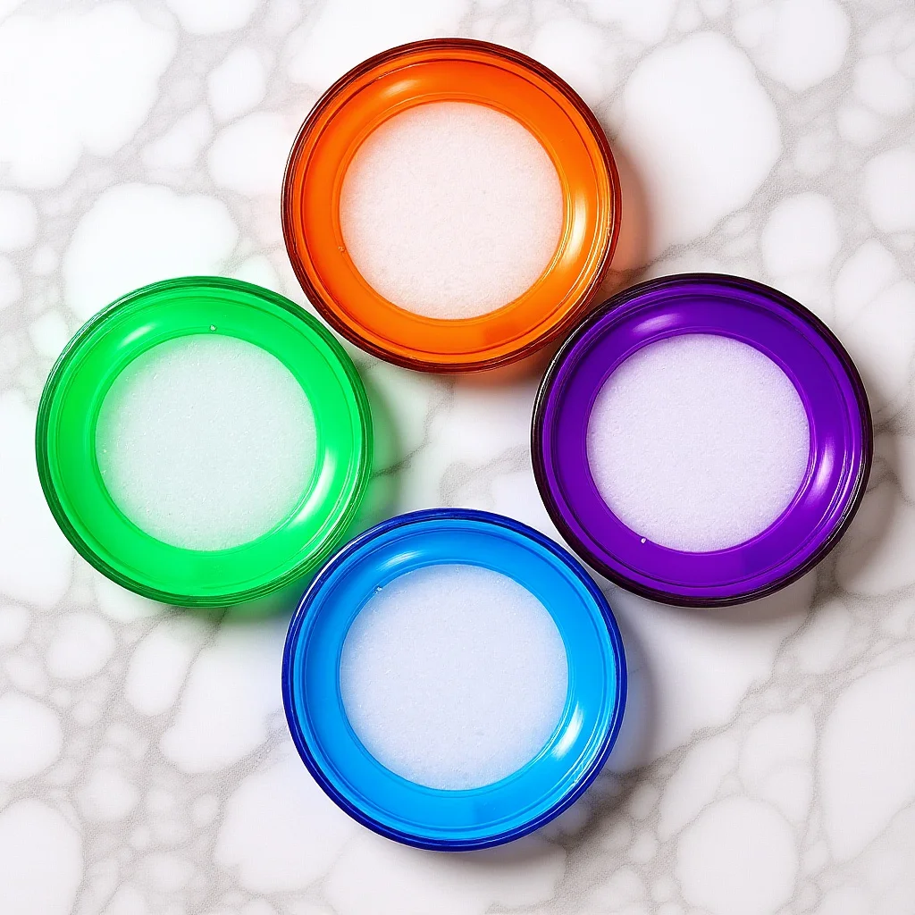 4 قطعة أداة ترطيب الإصبع كوب إسفنجي لعد الأموال فرز المستندات الورقية سطح المكتب استخدام البلاستيك ترطيب سريع #1