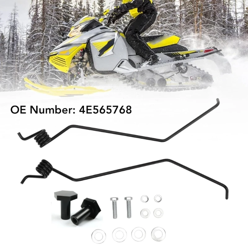 Arranhadores neve para snowmobile, lado esquerdo direito, com montagens, reduzem o atrito, universal, compatível com