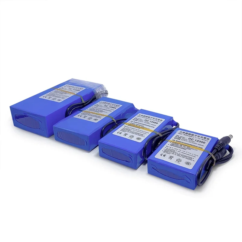 12V Battery Charge Protective DC 12V 20000mAh Lithium Polymer Super Rechargeable Battery Backup Li-ion 12V Battery Pack