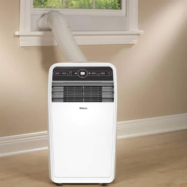 Condicionador de ar portátil Shinco, unidade de CA com desumidificador legal embutido e modos de ventilador para sala de até 400 pés quadrados, 12.000 BTU