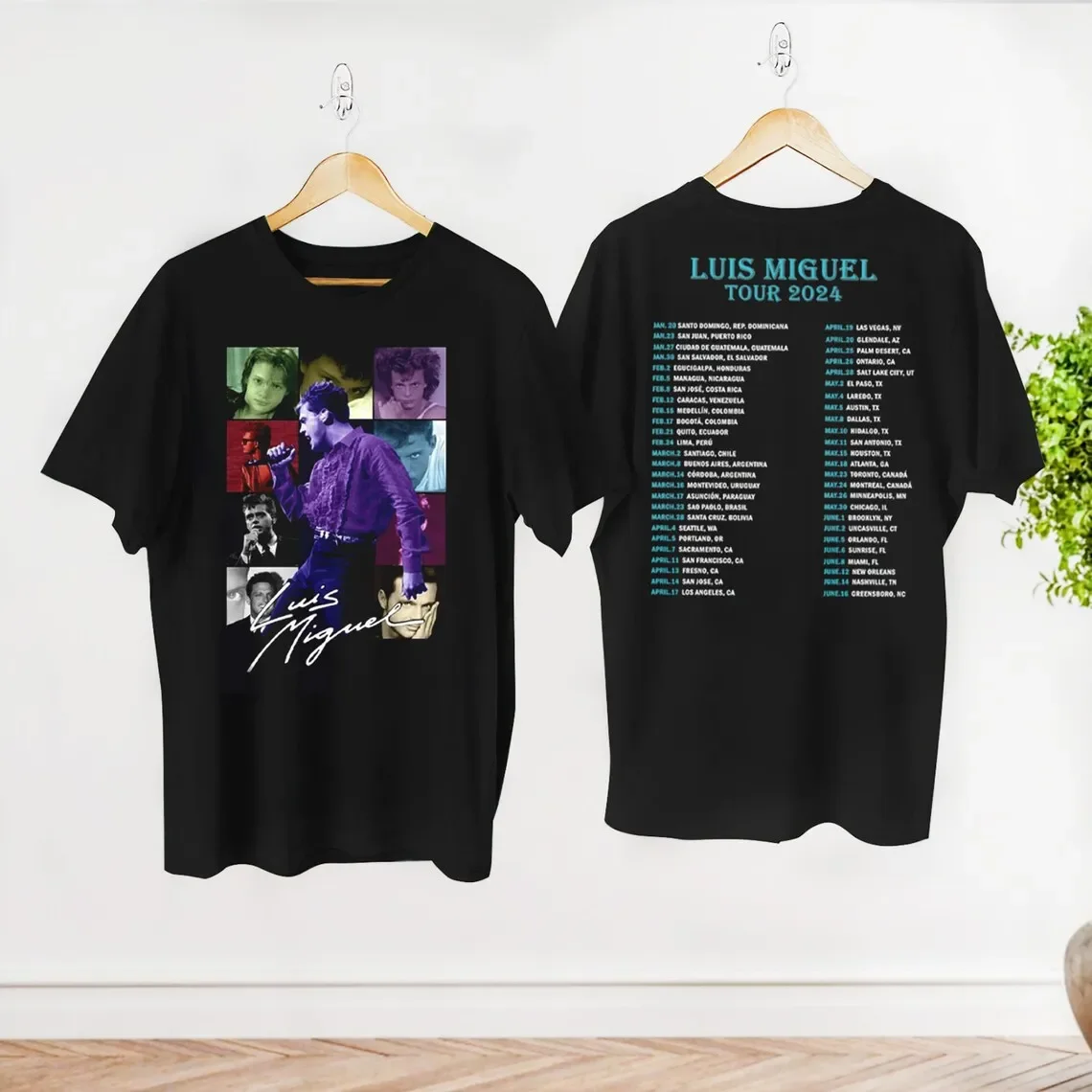 2024 Luis Miguel World Tour T-Shirt  Tour Merch  Fan Gift Shirt 90s  Shirt Graphic Luis Miguel