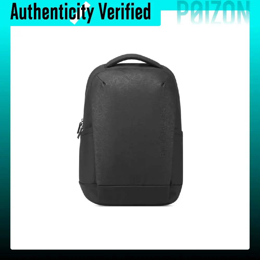 SAMSONITE Antibacterial Fabric Backpack Unisex Black NU4-09007