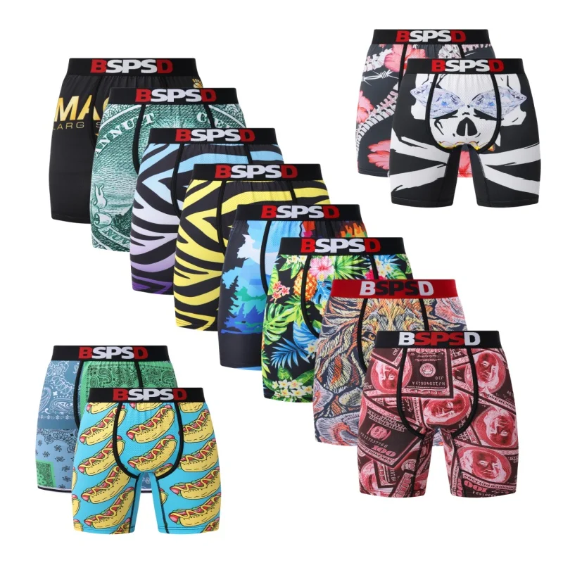 

Сексуальные мужские трусы-боксеры с защитой от натирания, большие размеры S-XXL, быстросохнущее нижнее белье, мягкие дышащие мужские боксеры, боксеры с эластичной резинкой на талии