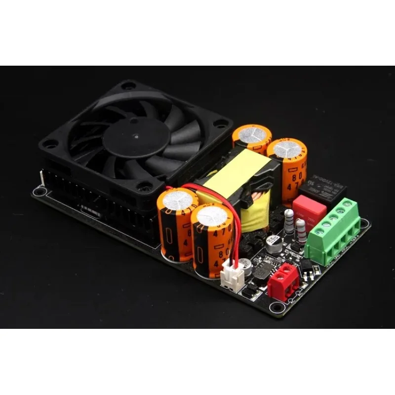 HiFi IRS2092 1000W Mono Channel Digital Class D Stage Subwoofer Power Amplifier Board With Relay Protect