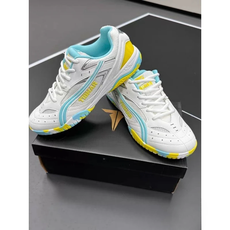 

2026 New Unisex Professional Table Tenni Shoe Top Quality Wearable Badminton Gym Shoe Designer Anti Slip Indoor Court Shoe