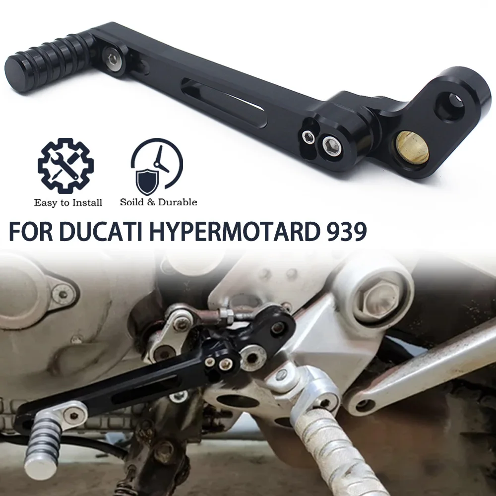 For DUCATI 820 821 939 HYPERMOTARD SP 2013 2017 CNC Adjustable Shift Lever Motorcycle Accessories Gear Foot Adjust Pedal Left