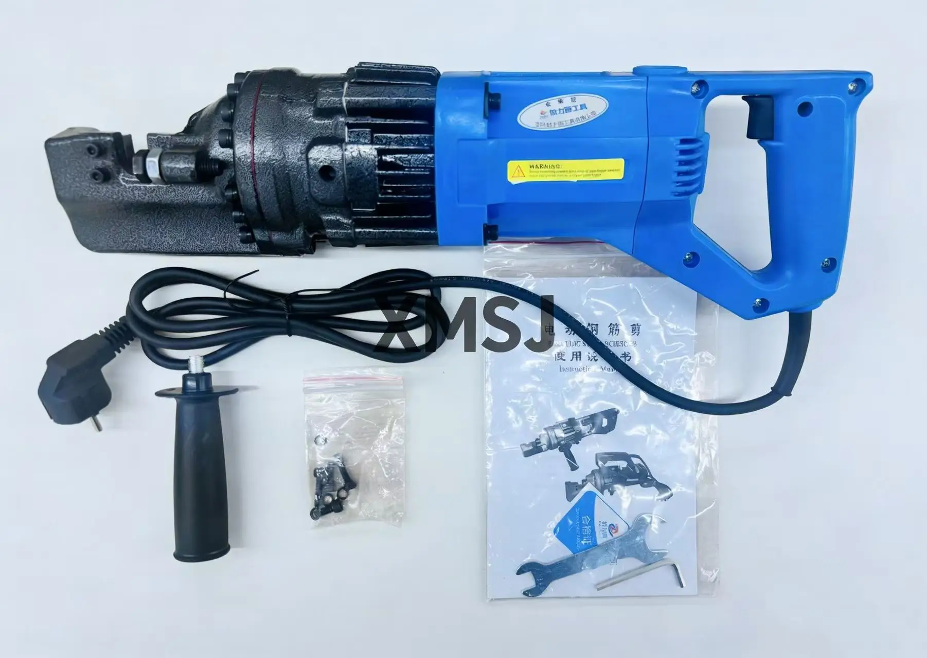 

Электрический гидравлический портативный станок для резки стальных прутков мощностью 1500 Вт, способный резать прутки диаметром 5/8 дюйма. # 5 стальных прутков диаметром 4-16 мм за 3 секунды