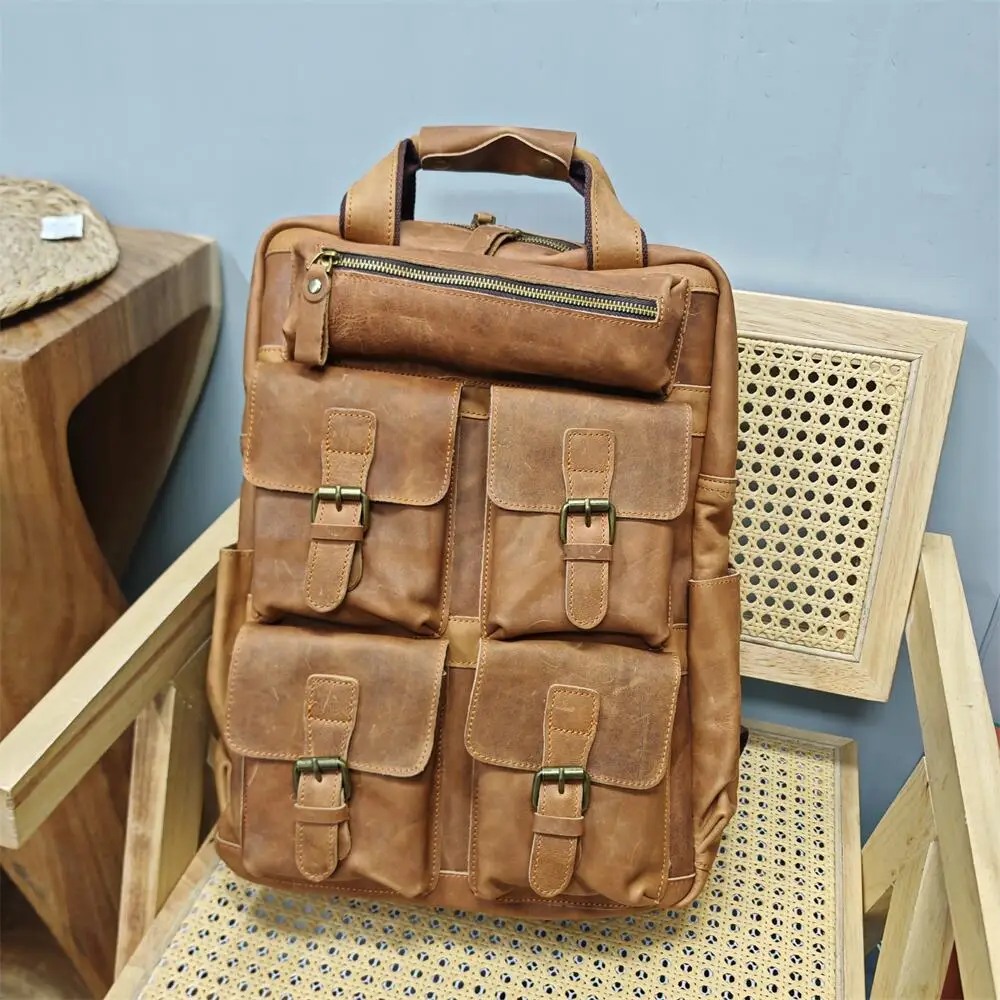 top-layer-mad-cowhide-vintage-men's-double-shoulder-backpack-brand-genuine-leather-bag-casual-daily-use-three-compartments