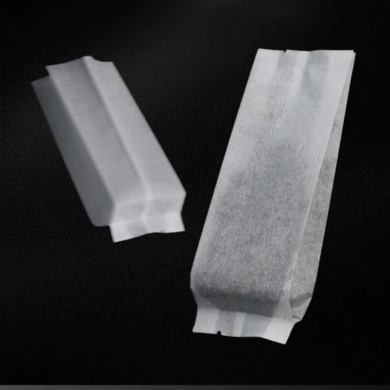 50Pcs/Lot Cotton Paper Tea Packaging Bag Heat-sealed Separate Storage Translucent