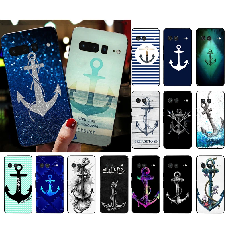 Anchor Phone Case For Google Pixel 9 Pro XL 8 7 6 Pro Pixel 8A 7A 6A 4A 3A 3XL Pixel 8 7 6 5 4