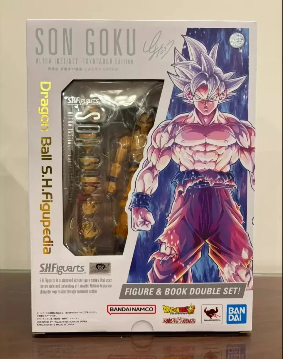 

In Stock Bandai SH Figuarts Son Goku Ultra Instinct Toyotarou Edition Action Figures Anime Model Toys Figura Shf GIft