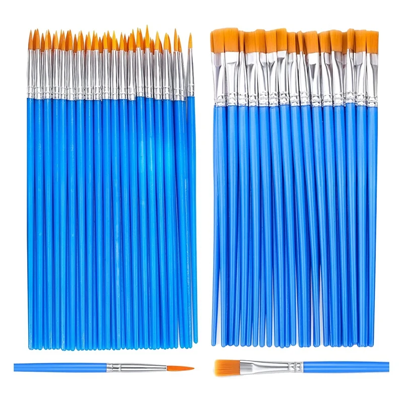 

Paint Brushes Set, 400Pcs Nylon Hair Brushes For Acrylic Oil Watercolor Artist Professional Painting Kits