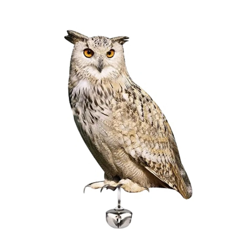 

Acrylic Bird Repeller Simulation Owl Reflective Bird Repeller Owl Orchard Balcony Garden Bird Repeller Decoration