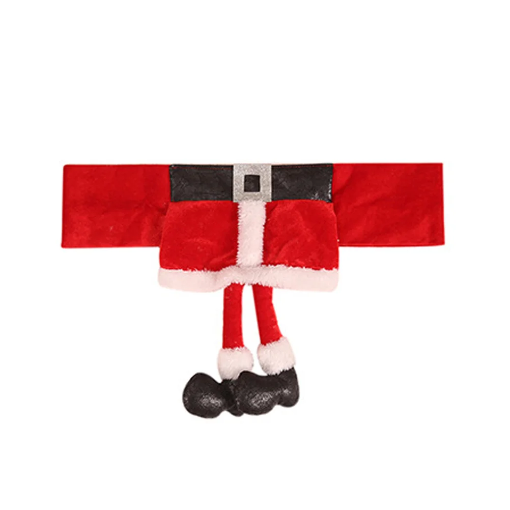 

Christmas Chair Cover Festive Chair Back Slipcover Dining Room Living Room Decor Dustproof Protector For Home Hotel