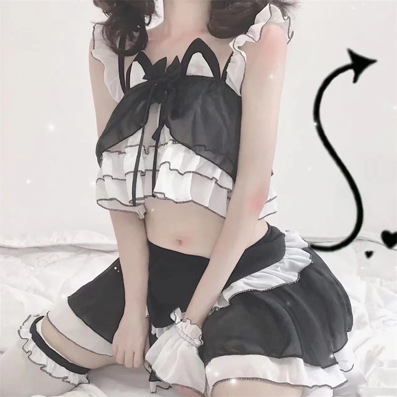 ملابس داخلية مثيرة لفتاة الأرنب التأثيرية ملابس داخلية مثيرة بدلة على شكل أرنب ملابس داخلية جذابة ملفوفة على الصدر هدية حلوة للحبيبة المرأة زائد #2