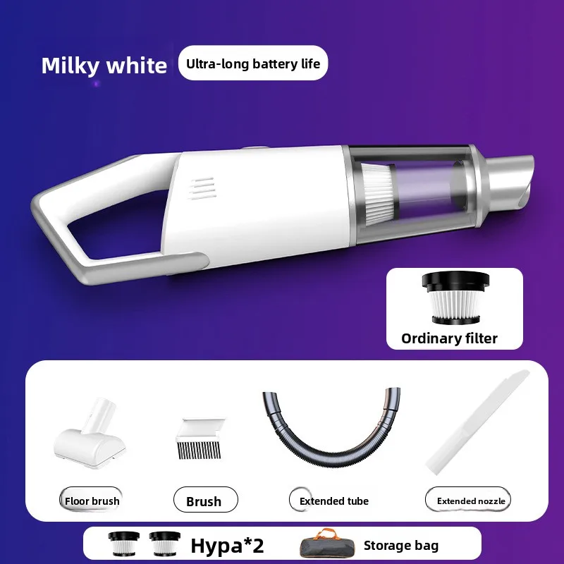 

High Power Super Suction Wireless Car Vacuum Cleaner Portable Long Battery Life Handheld Home Car Dual Purpose