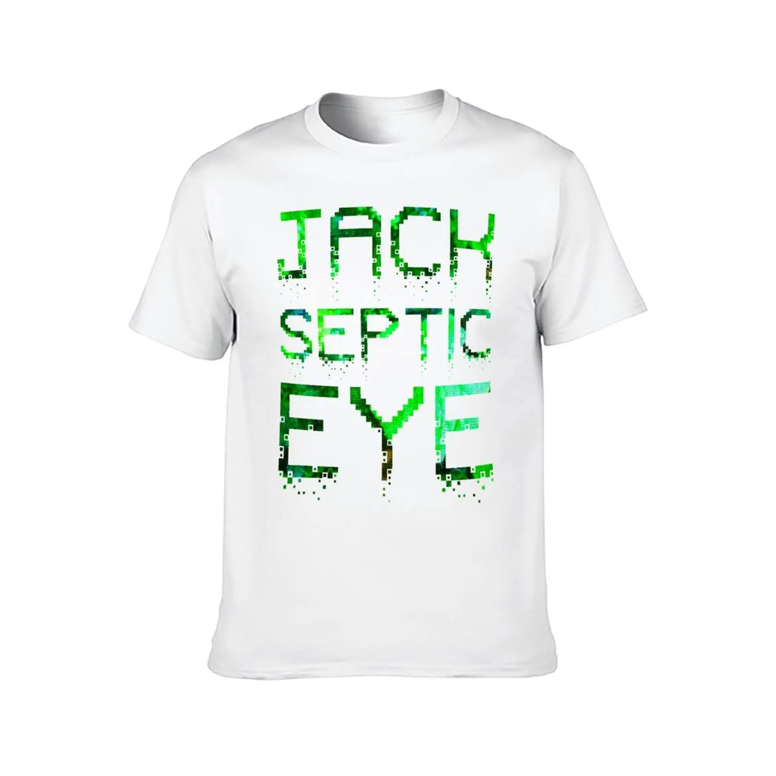 بكسل مجعدة |   تي شيرت JackSepticEye للرجال تي شيرت قطني أساسي تي شيرت