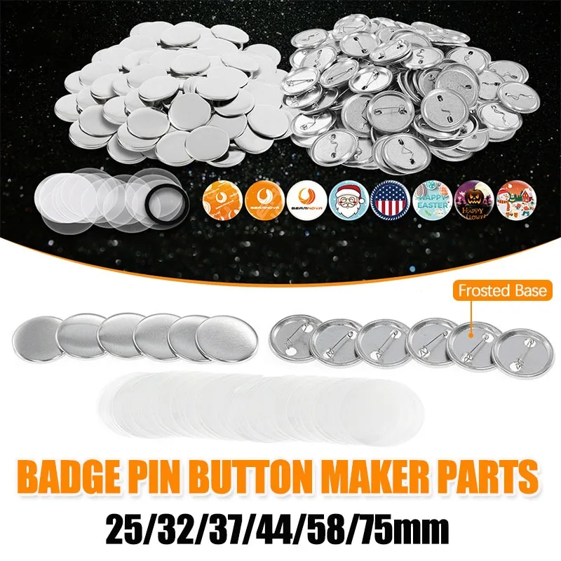 100Sets Metal Badge… - image