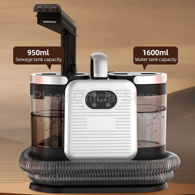 105 ℃   Экстракт спрея для стерилизации, 1650 Вт, очиститель паровой обивки, глубокое удаление пятен для домашнего дивана, ковра, занавески, матраса, 13 кПа