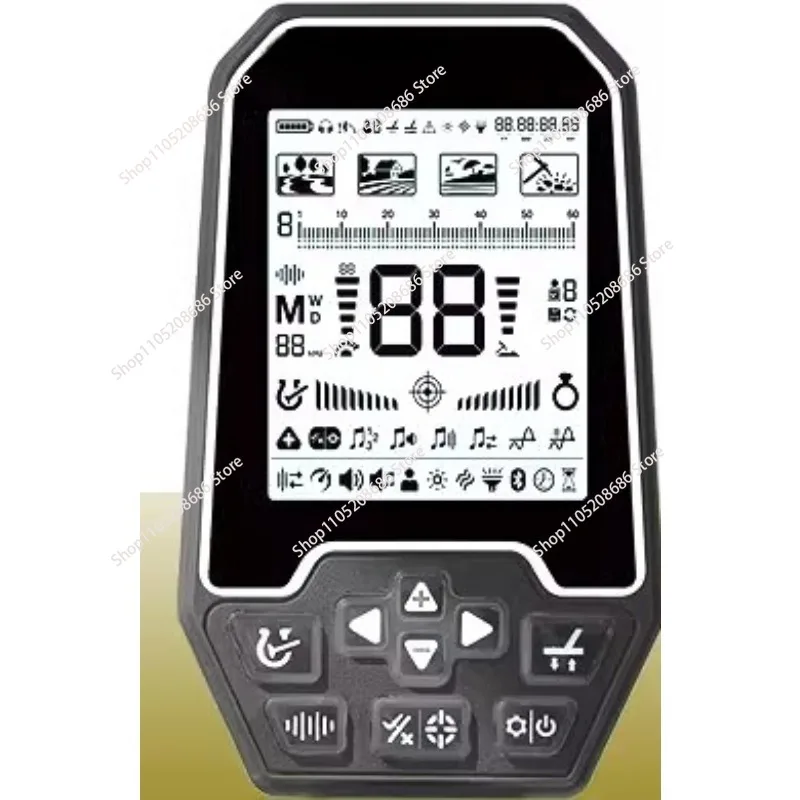 Fully Waterproof High Depth Underground Gold Metal Detector S63 Multi Frequency All Metal exploration Discoveries