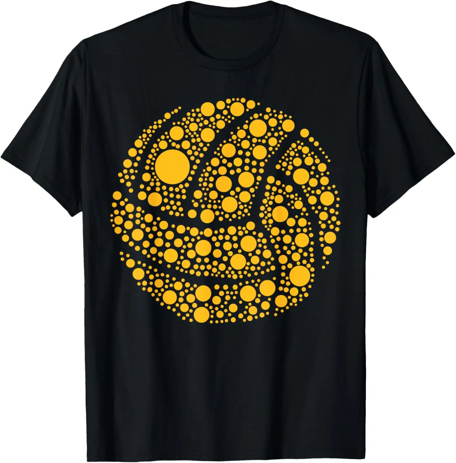 Yellow Polka Dot Volleyball Lover International Dot Day T-Shirt