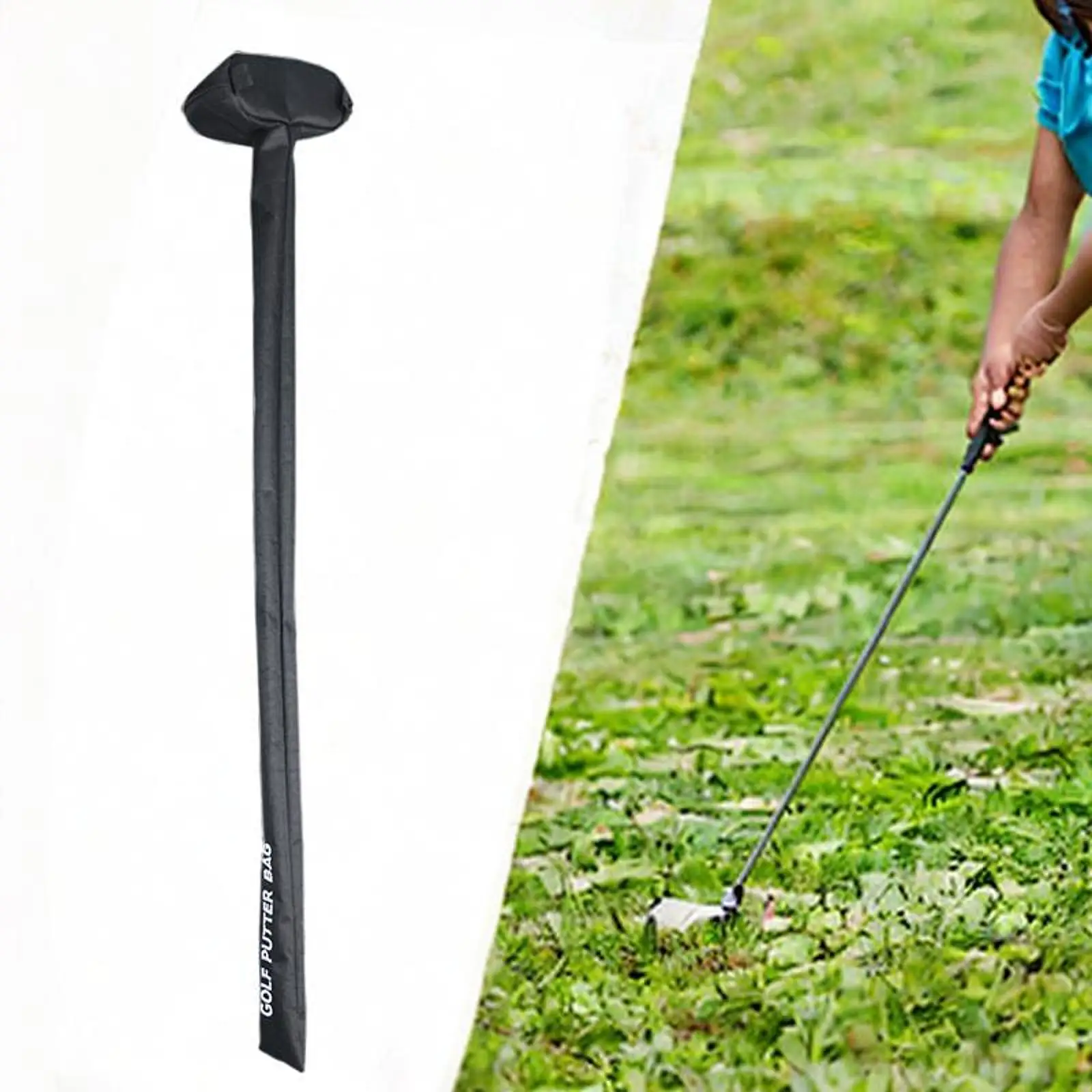 

Сумка для гольф-клюшек из холста, складная, на молнии, защитный чехол для клюшек, легкий органайзер для гольф-гольф-парка