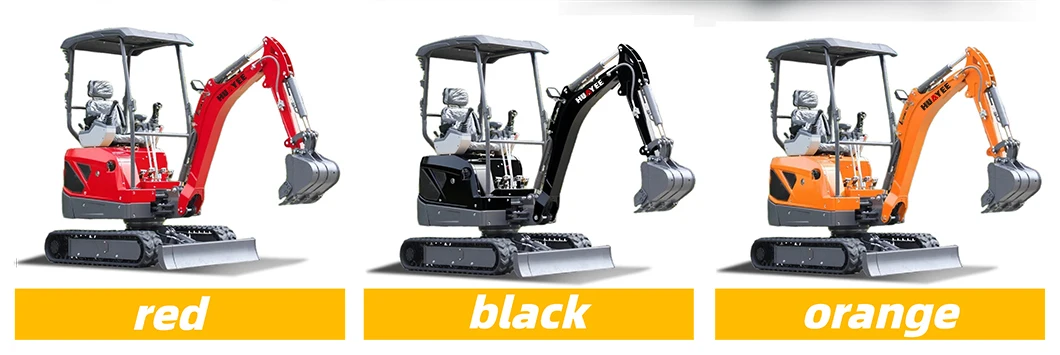Professioneller 1,8-Tonnen-Minibagger, kleiner Hydraulikbagger auf Ketten für Bauarbeiten, Landschaftsbau, Grabenaufschlag und andere Aufgaben. – Detail 10