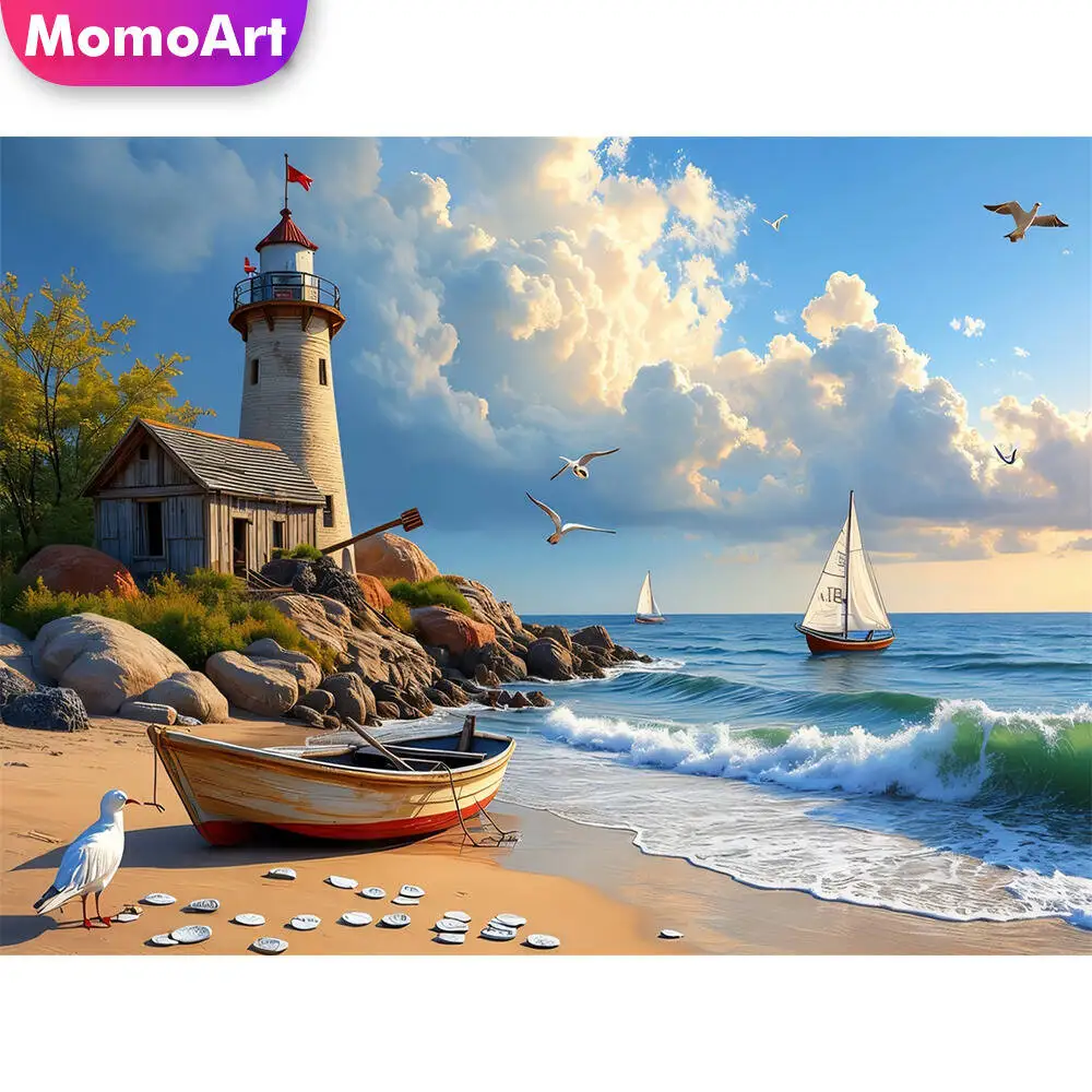 

Momoart Cat Алмазная картина Животное Красочная Алмазная мозаика Картина Стразы Луна Настенный декор