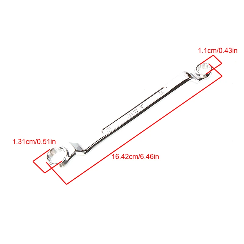 Двусторонний ключ двойного назначения с цветком сливы: незаменимый ключ для глаз для ремонта автомобилей
