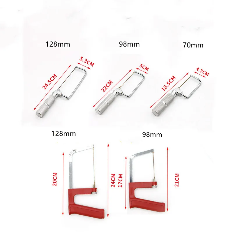 Dental Plaster Saw Blades Saw Bow 70/98/128mm Dental Lab Long/Short Plaster Saw Blades Dentist Tool Dentistry Supply