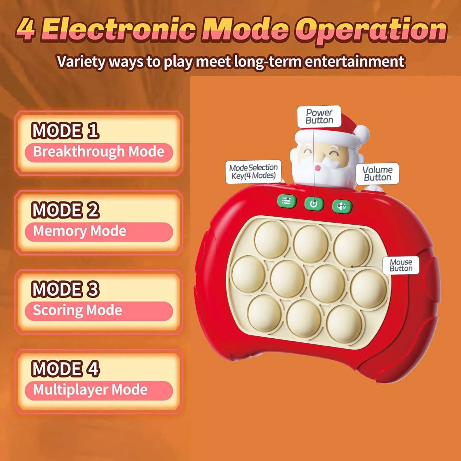 Decompression Breakthrough Puzzle Game Machine Creative Whack-a-mole Game Machine Toys for Relieving Stress from Working