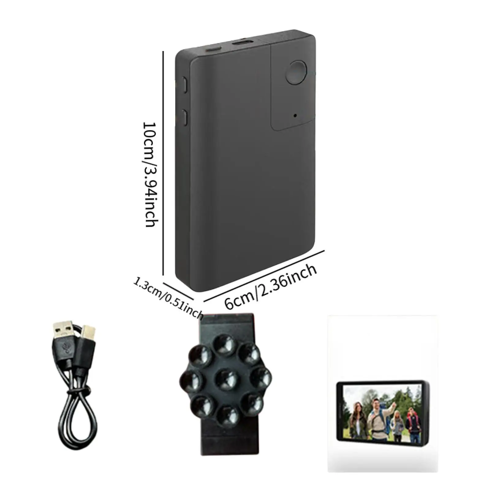 セルフィーモニター スクリーンアクセサリー セルフィーデバイス ライブストリーミング用 プロフェッショナル ポータブル リモコン付き 便利 ブラック