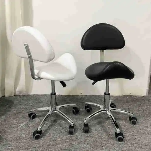Ergonomic Saddle Chair with Backrest Lift Chair Sliding Wheelchair Versatile