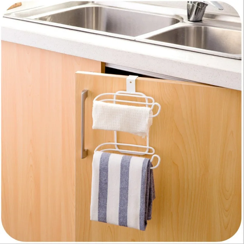 Toilet Paper Holder Steel No Drill Kitchen Storage Bathroom Accessories Wall Mounted Tissue Rack Paper Shelf Towel Hanger