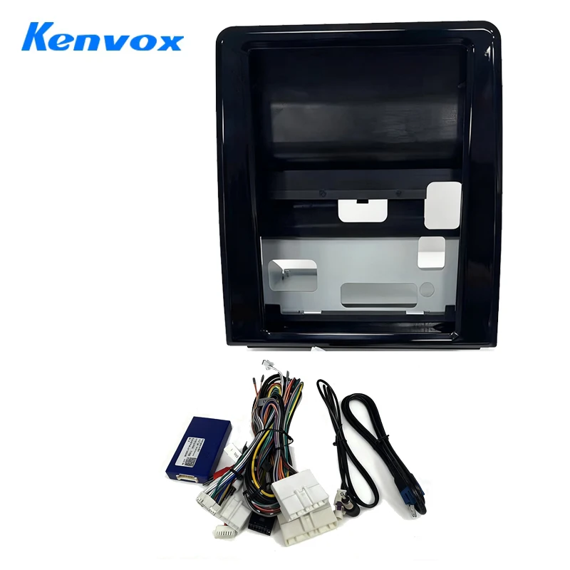 

Kenvox 9,7-дюймовый автомобильный радиоприемник Tesla с вертикальным экраном, лицевая рамка для Renault Clio5 HIGH Dash Kit, адаптер жгута проводов панели