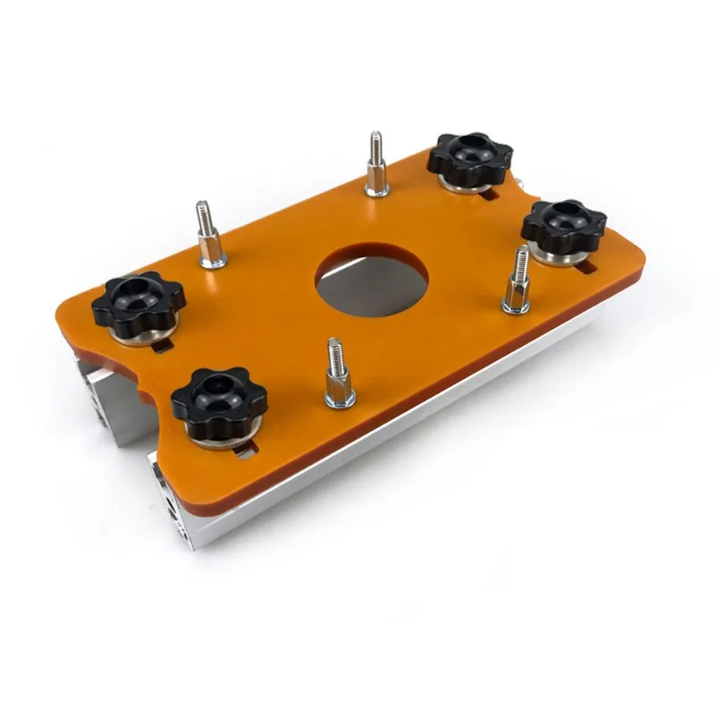 2nd Generation Slotted Plate with Thumb Screws, 2-in-1 Handheld Woodworking Trimmer Grooving Tool