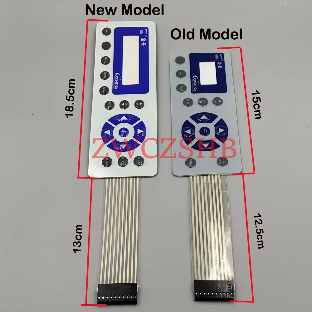 For Pcut Vinyl Cutter Plotter Keyboard Button Panel Film for Pcut CT1200 CT900 CT630 Cutting Control Operation Panel Keypad Mask